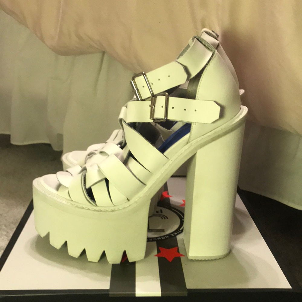 Jeffery Campbell Strappy Platform heels